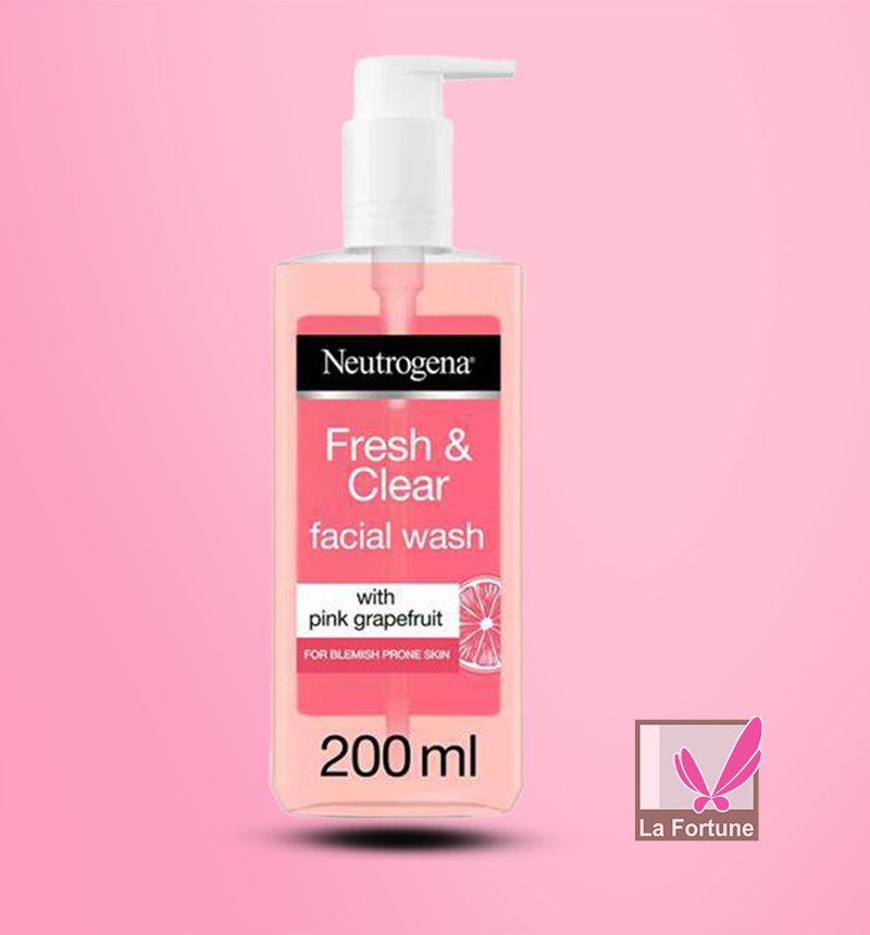 NEUTROGENA FRESH AND CLEAR GEL VISAGE PAMPLEMOUSSE ROSE
